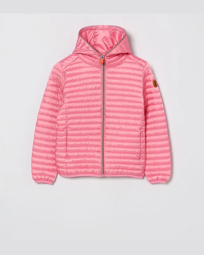 Save The Duck Daunenjacke aus Nylon mit Kapuze Pink