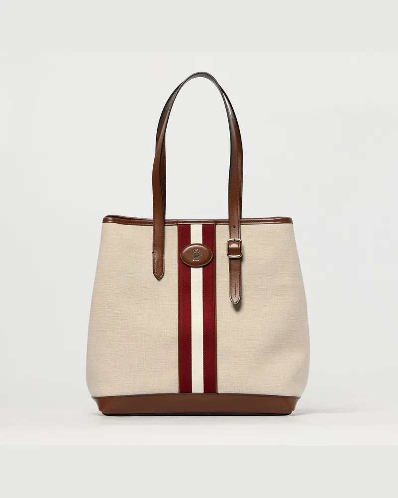 Bally Schultertasche damen Ecru