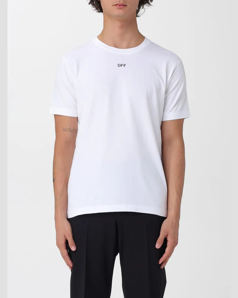 OFF-WHITE T-shirt herren Weiß