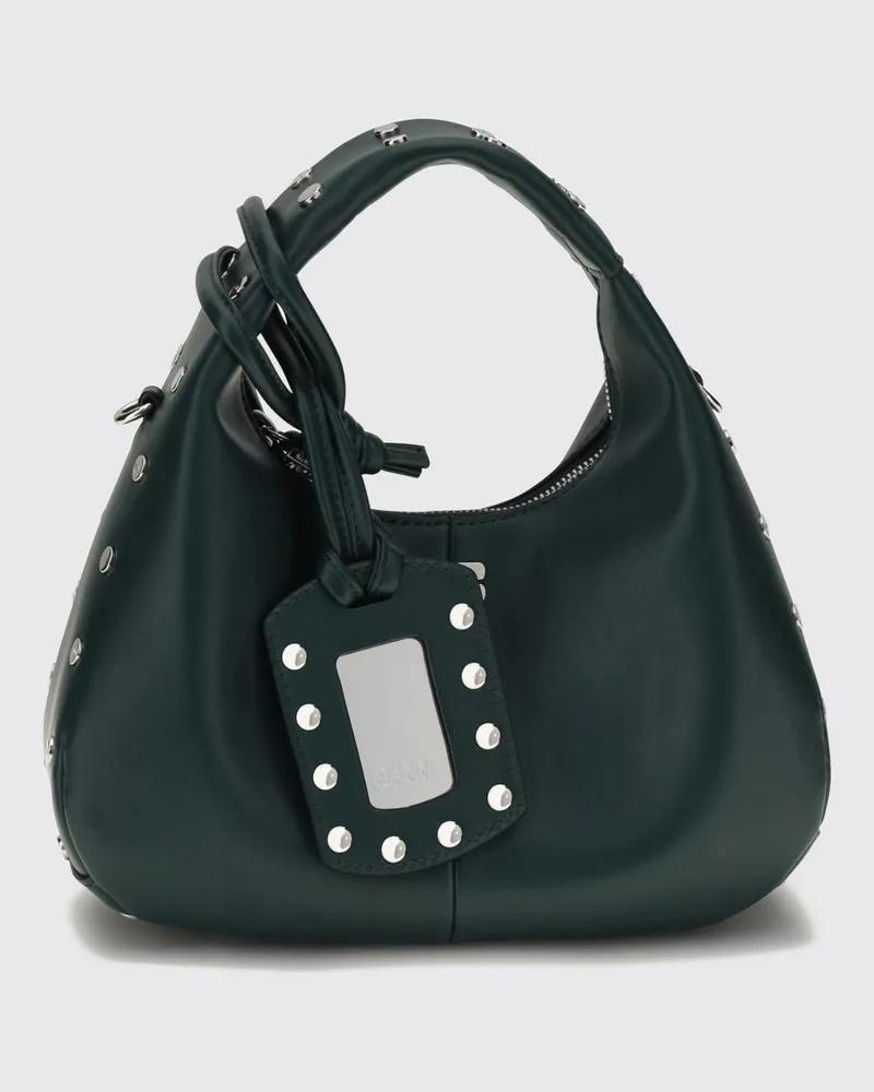 Ganni Schultertasche damen Grün