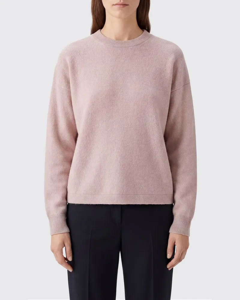 Max Mara Max Mara Rundhals-Pullover aus Schurwolle und Kaschmir Max Mara Pink