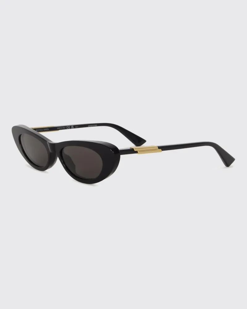 Bottega Veneta Charlotte ovale Acetat-Sonnenbrille Grau