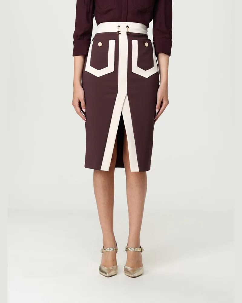 Elisabetta Franchi Rock damen Red
