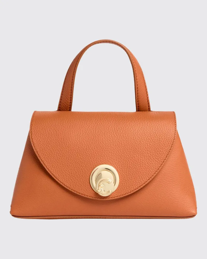Coccinelle Nikla Tasche aus genarbtem Leder Rot