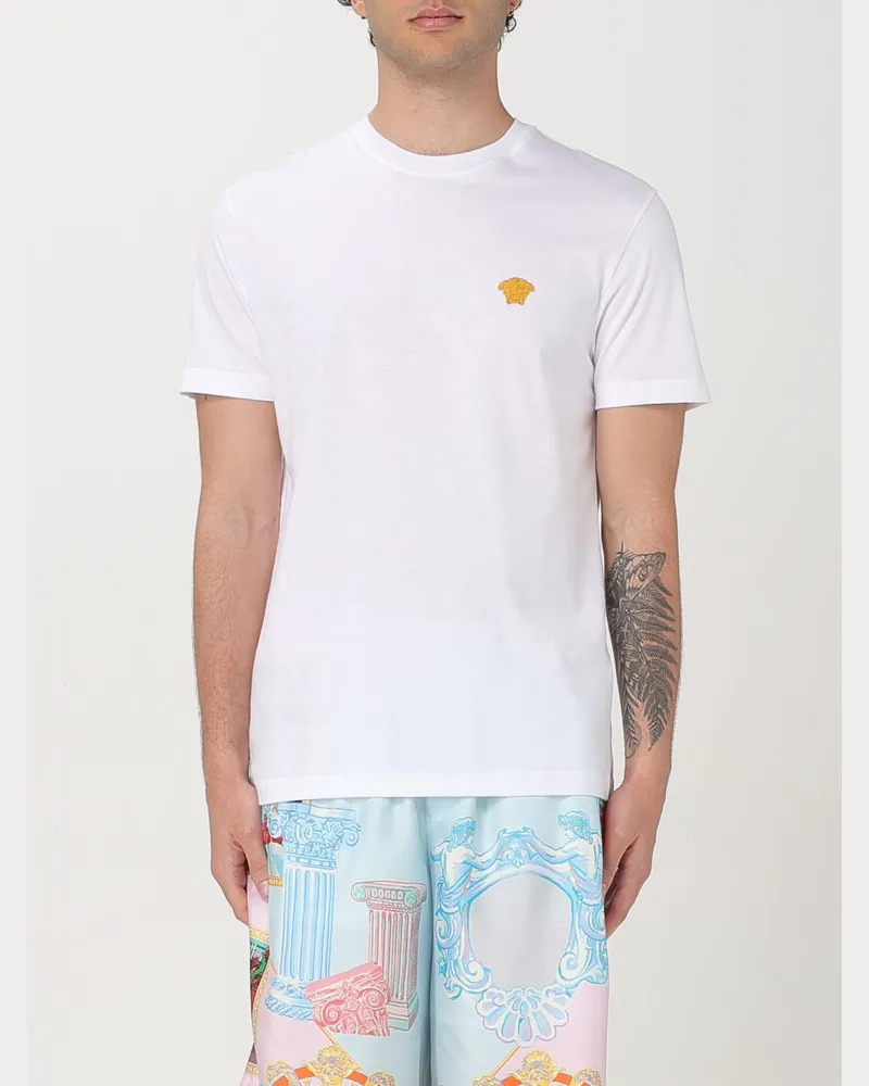 Versace T-shirt herren Weiß