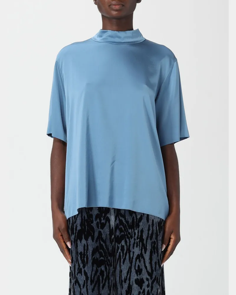 forte_forte Top damen Hellblau