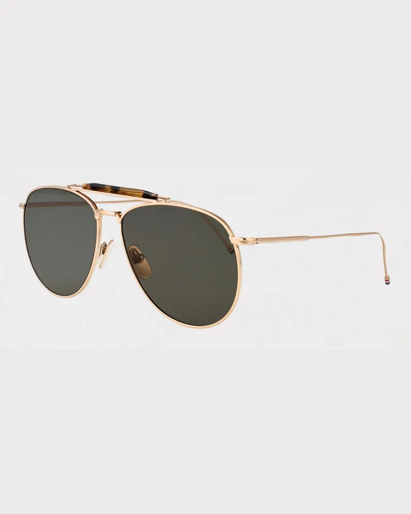 Thom Browne Sonnenbrillen herren Gold