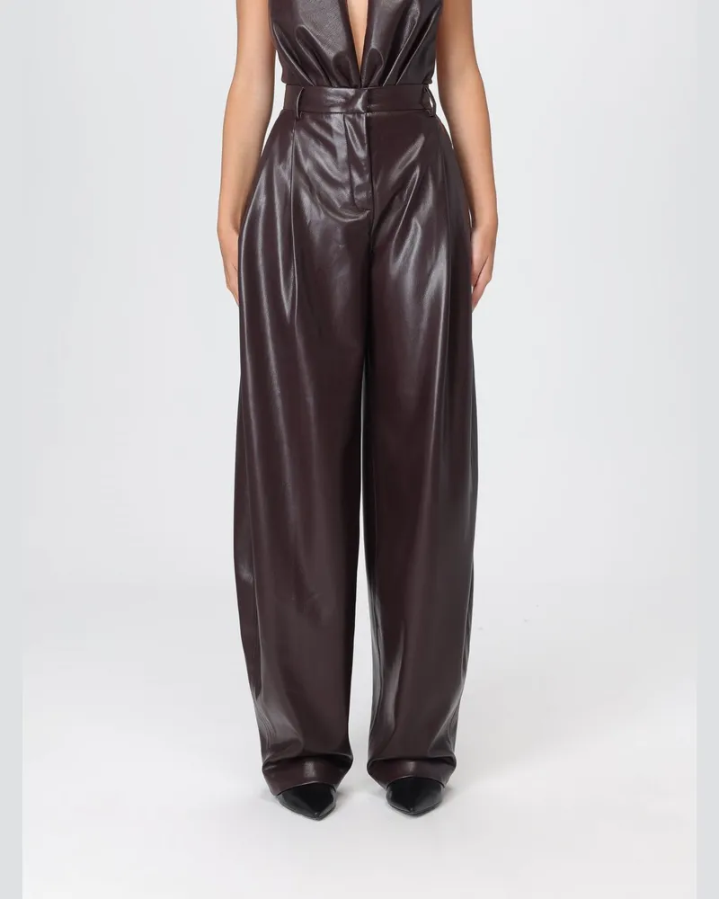 ANDAMANE Hose damen Weinrot