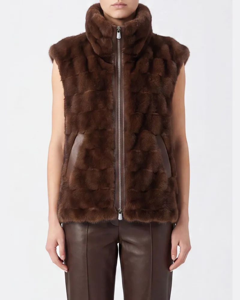 Pinko Weste damen Braun