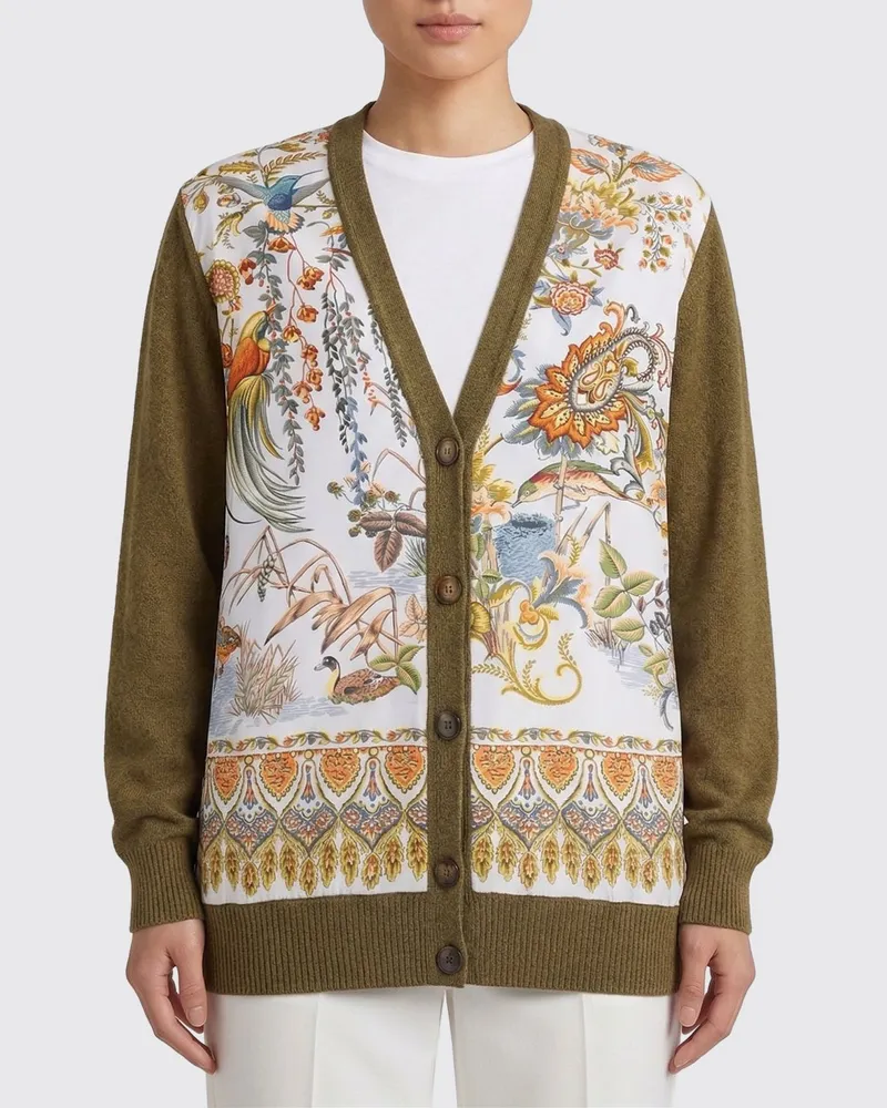 Etro Strickjacke damen Grün