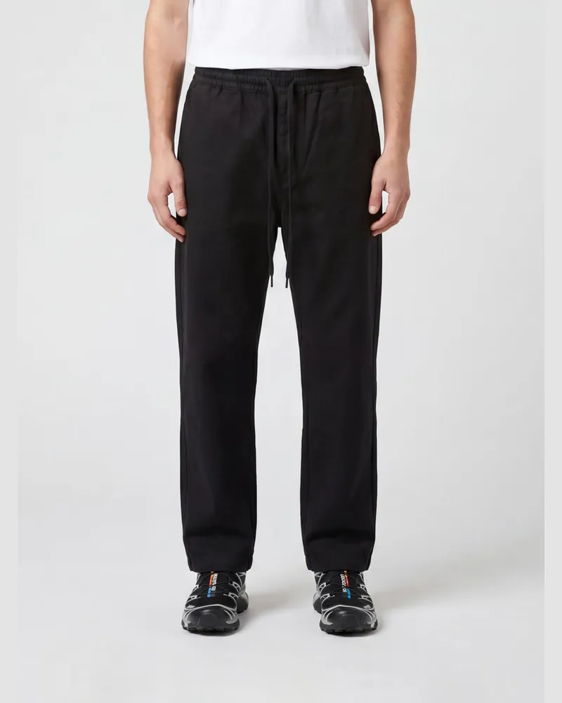 Carhartt WIP Floyde Jogginghose von aus Stretch-Baumwolle mit Kordelzug und Logo Grau