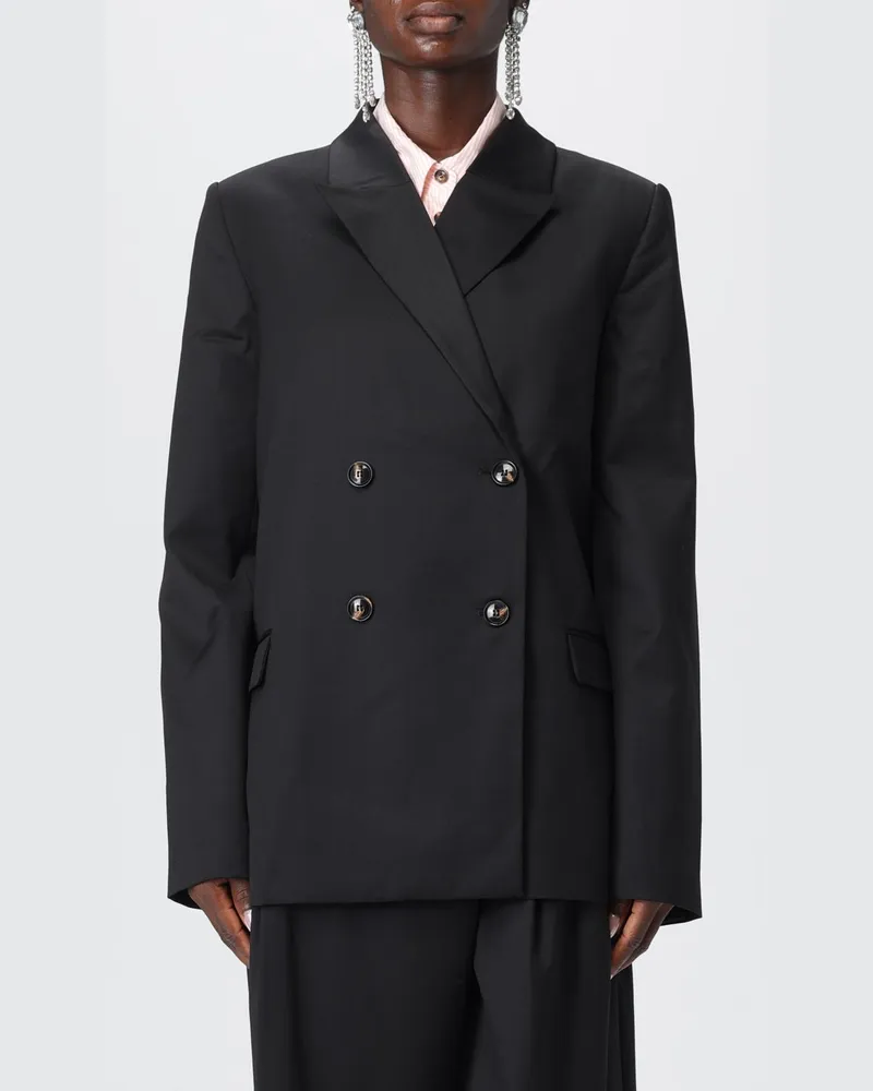 Ganni Jacke damen Schwarz