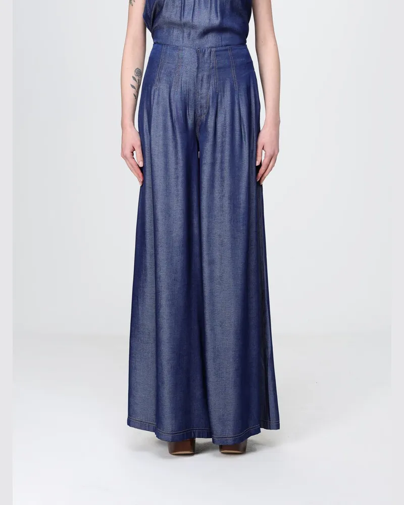 Liu Jo Chambray-Palazzo-Hose Denim