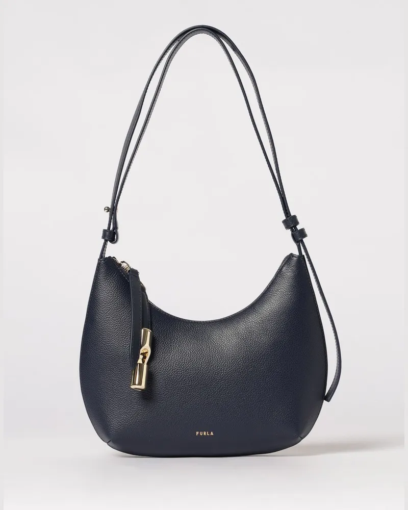 Furla Schultertasche damen Blau