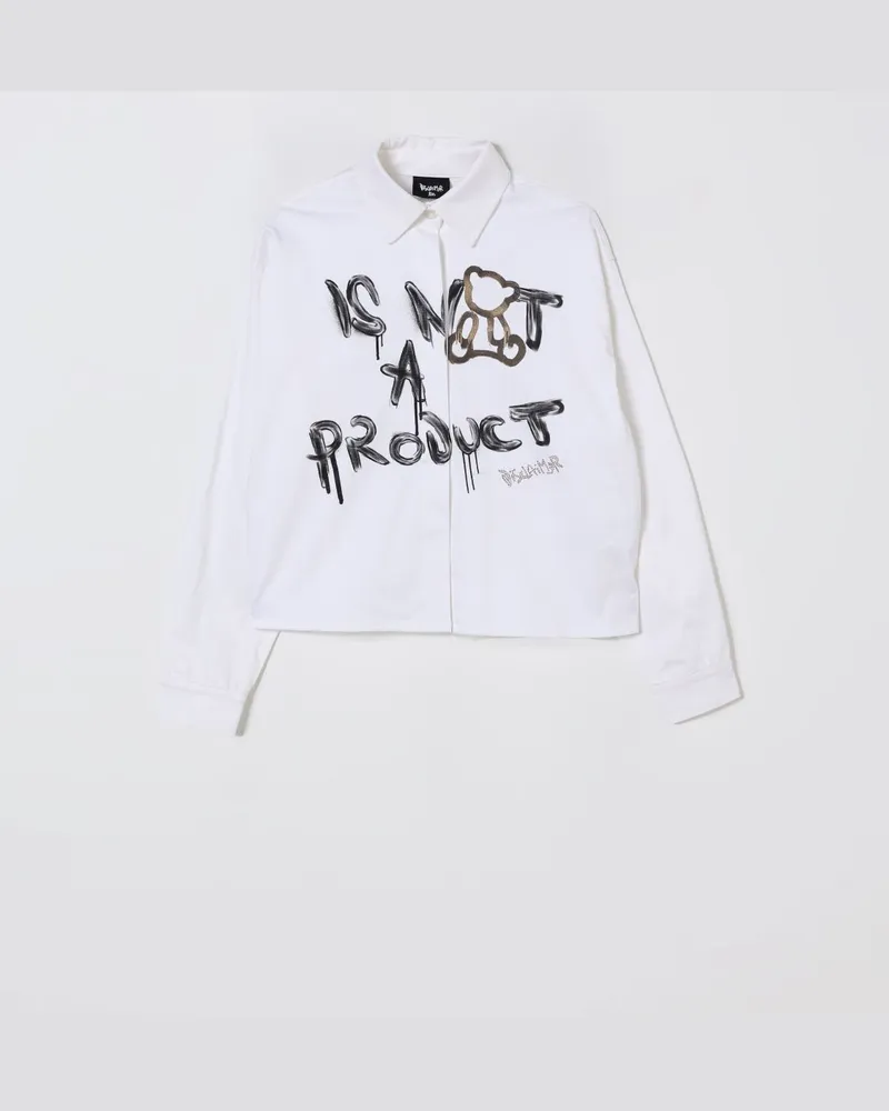 DISCLAIMER Hemd kinder Weiß