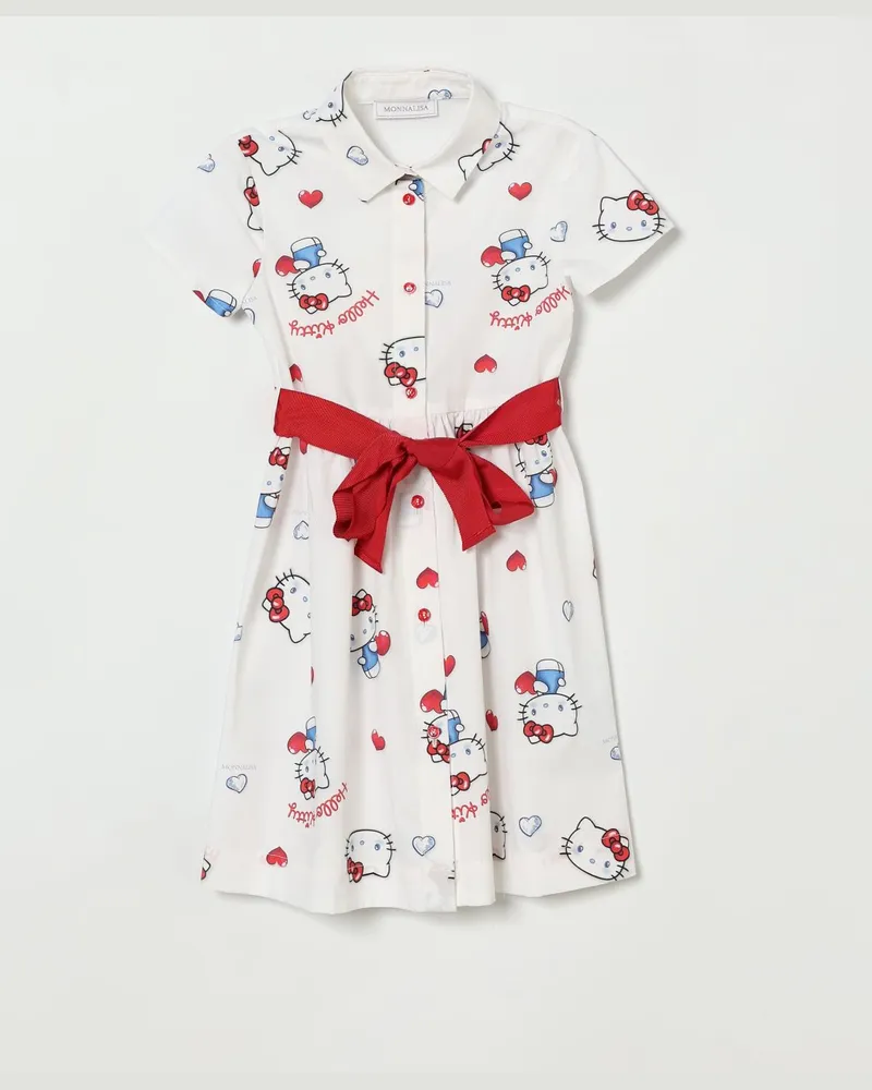 Monnalisa Kleid kinder Weiß