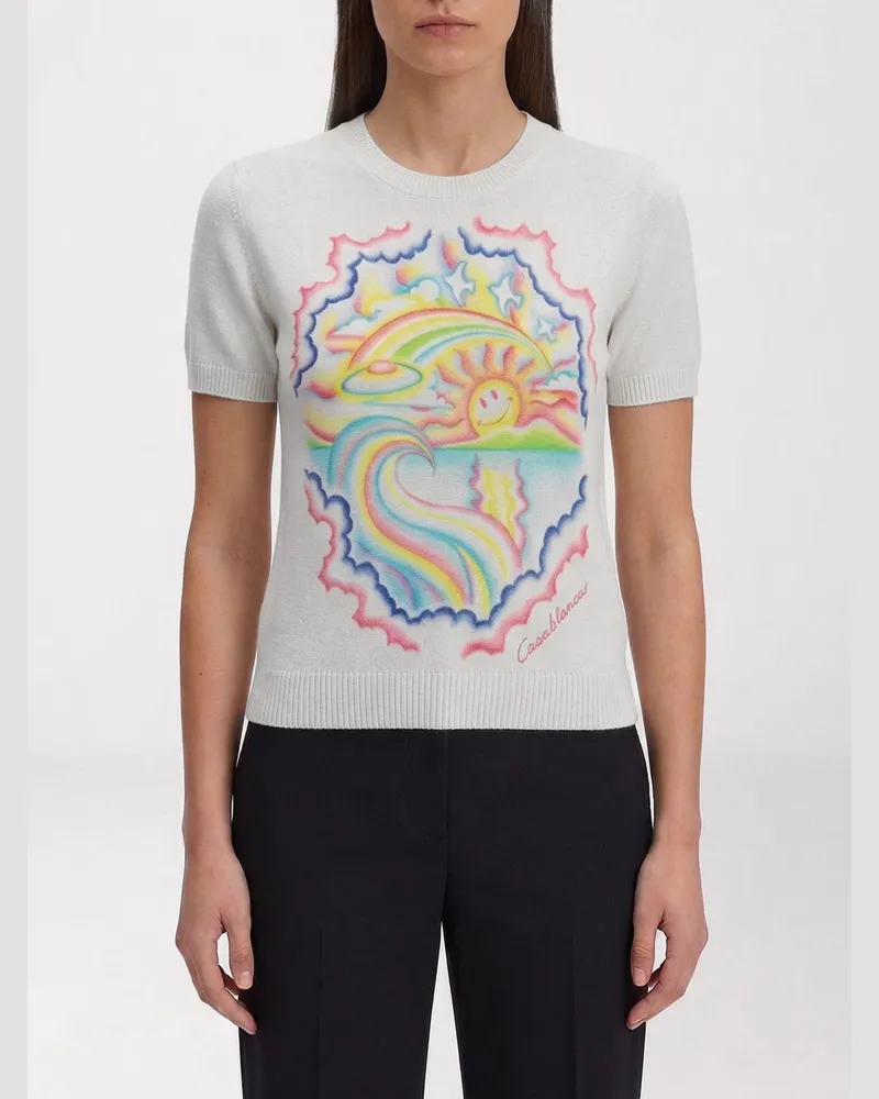 Casablanca Paris T-shirt damen Ivory