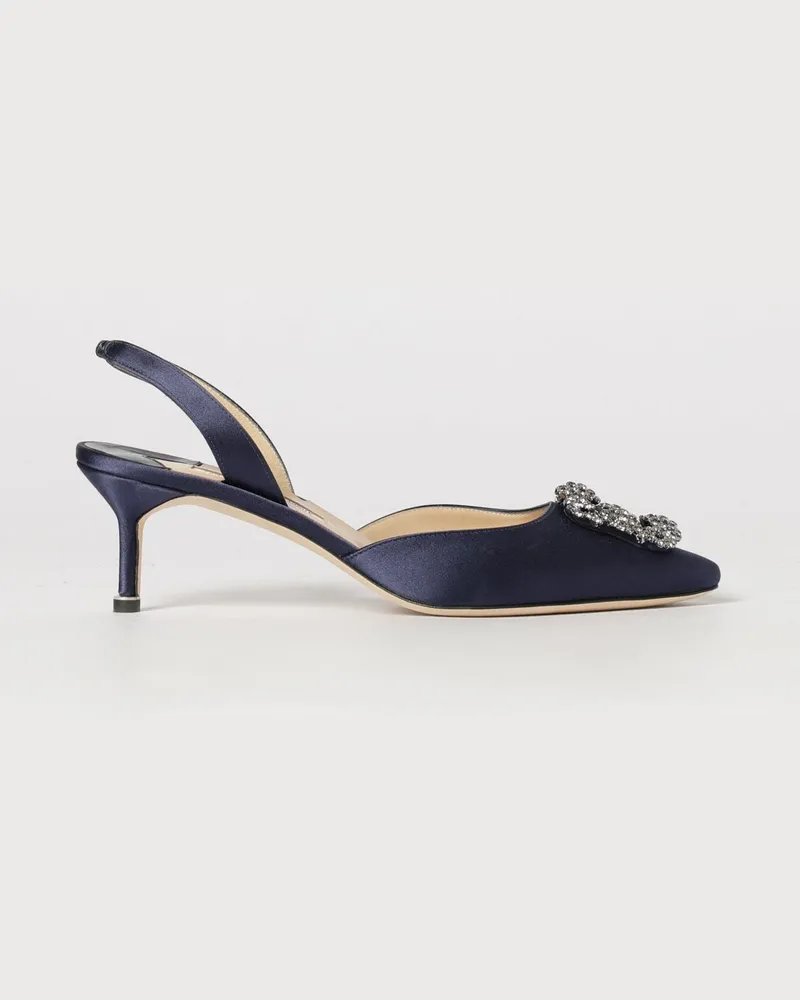 Manolo Blahnik Schuhe damen Navy