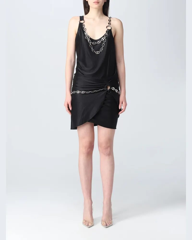 Paco Rabanne Kleid damen Paco Schwarz
