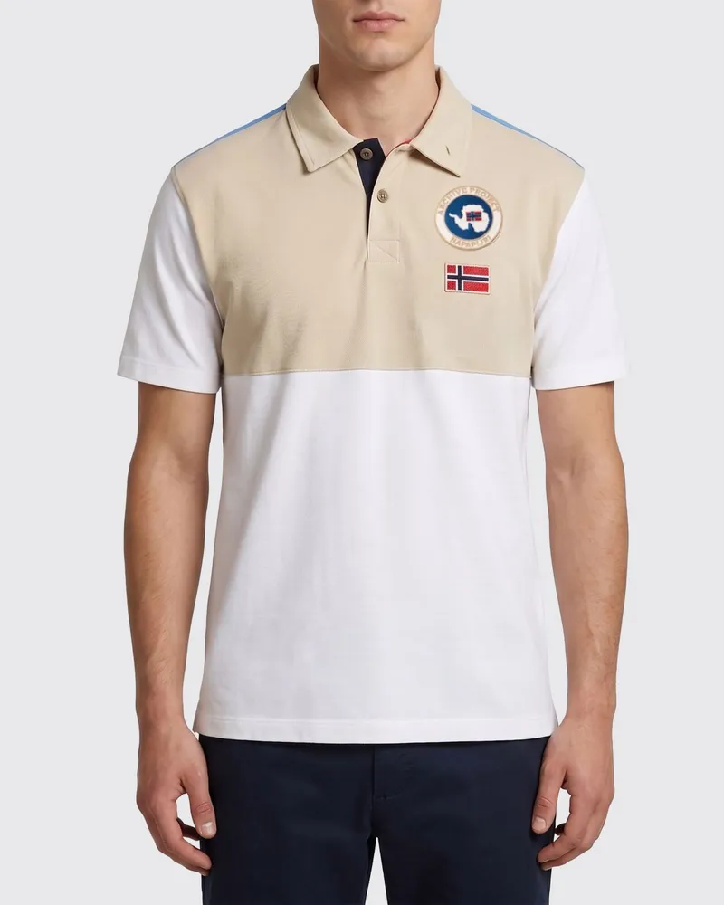 Napapijri T-shirt herren Weiß