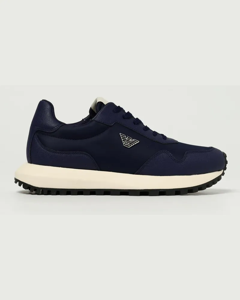 Emporio Armani Sneakers herren Blau