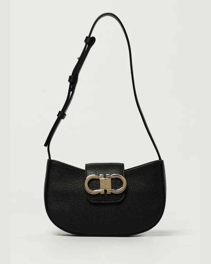 Ferragamo Schultertasche damen Schwarz