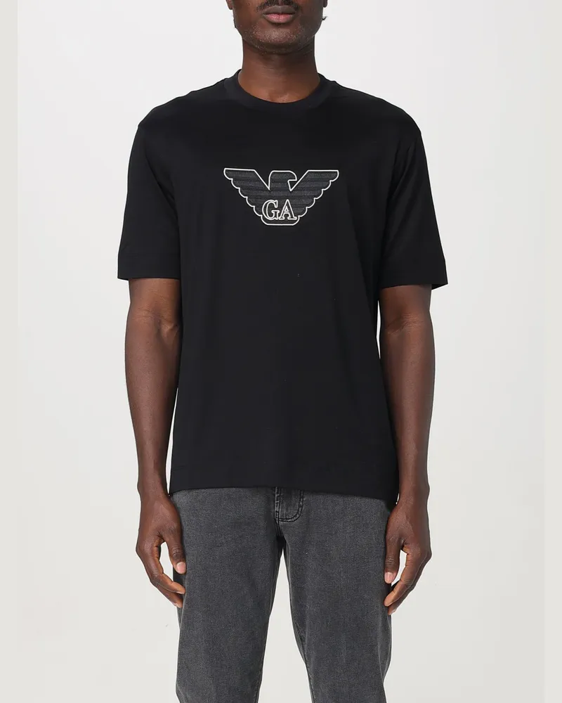 Emporio Armani T-shirt herren Schwarz