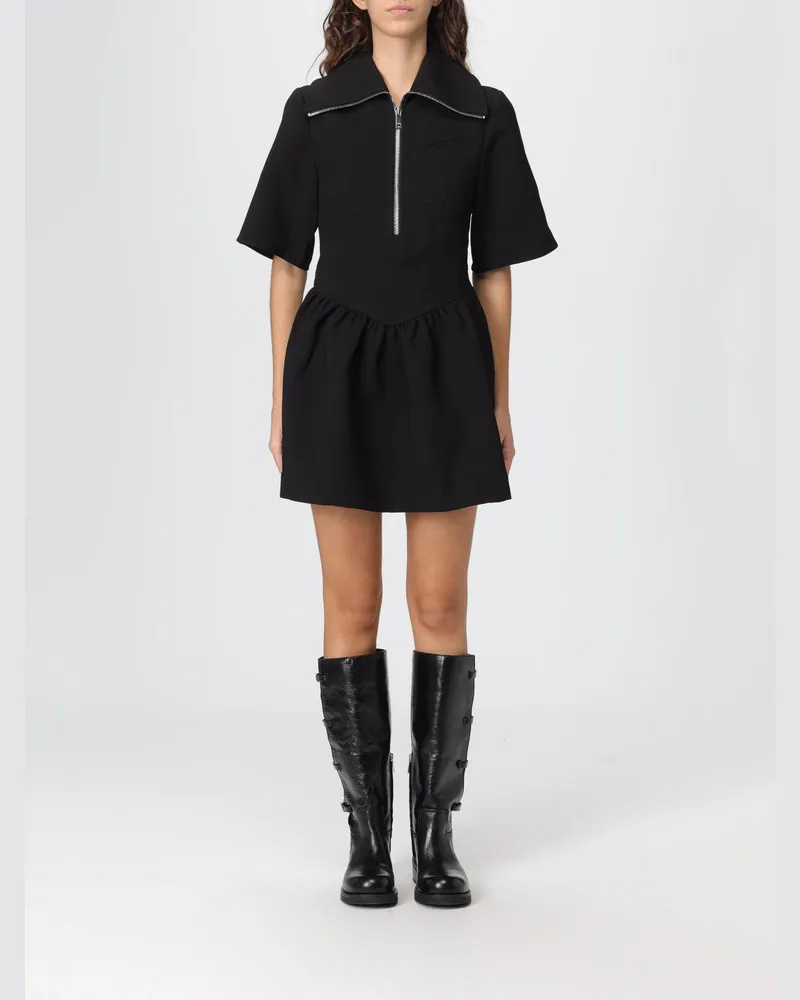 Ganni Kleider damen Schwarz