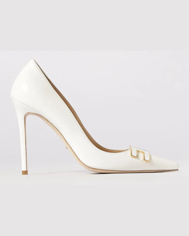Elisabetta Franchi Schuhe damen Ivory