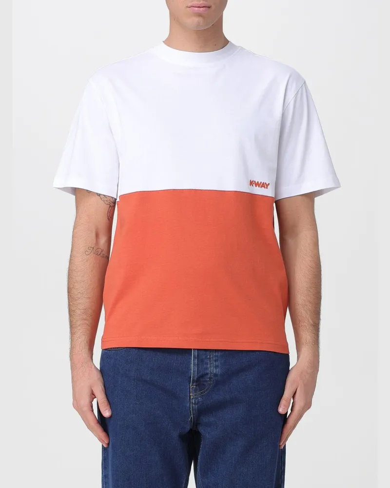 K-Way T-shirt herren Orange