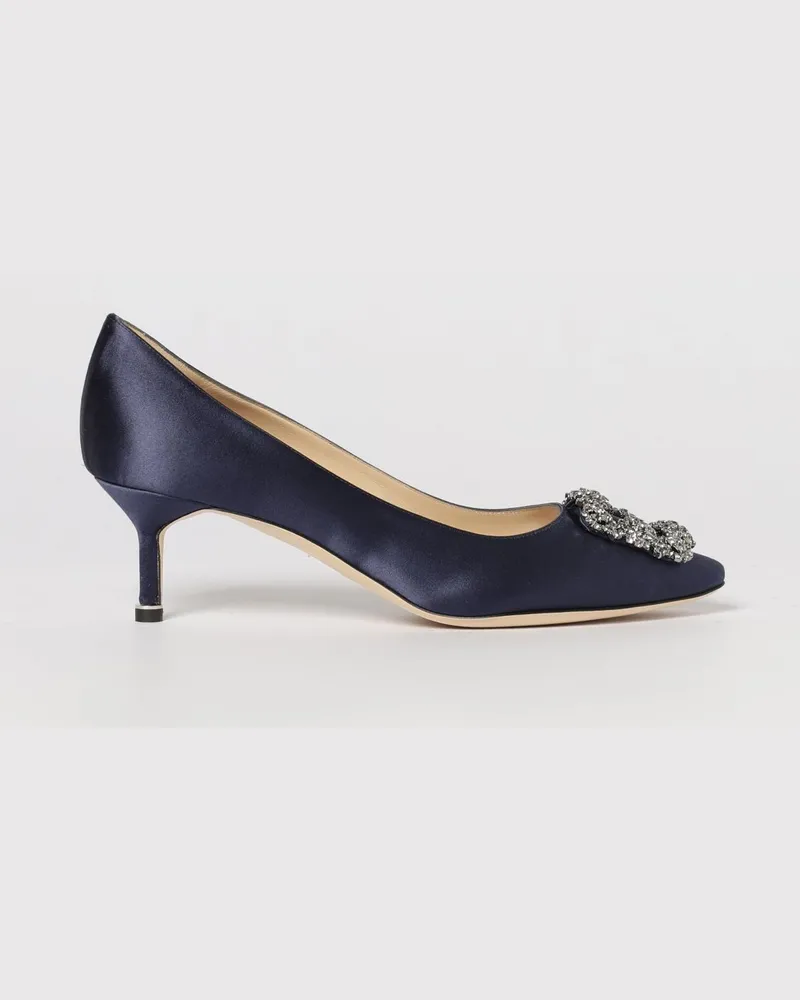 Manolo Blahnik Schuhe damen Navy