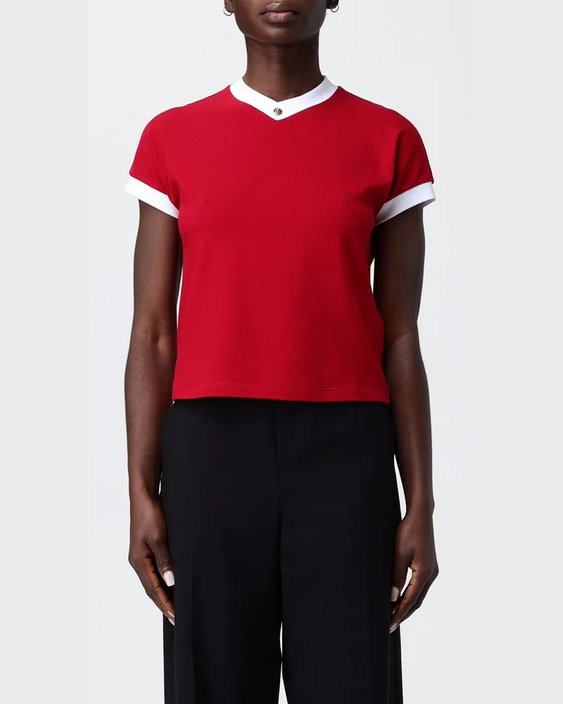 Versace T-shirt damen Rot