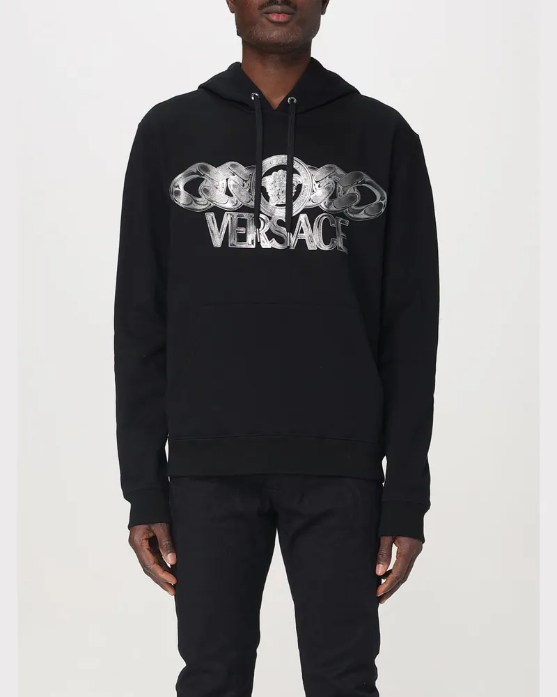 Versace Strickjacke herren Schwarz
