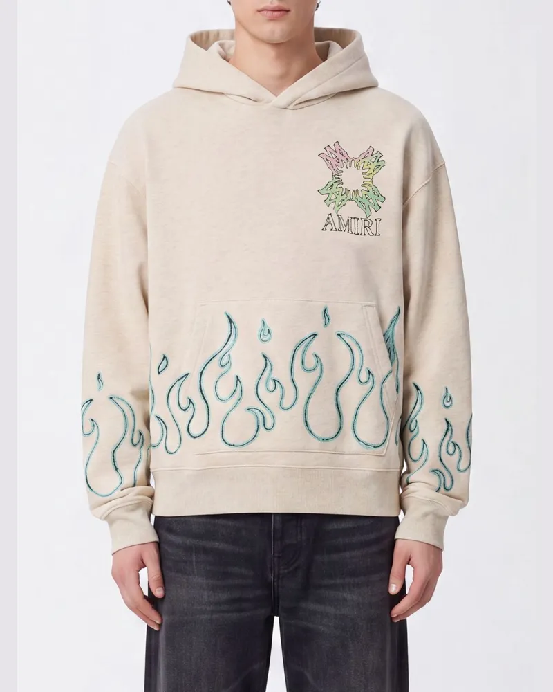 Amiri Sweatshirt herren Ivory