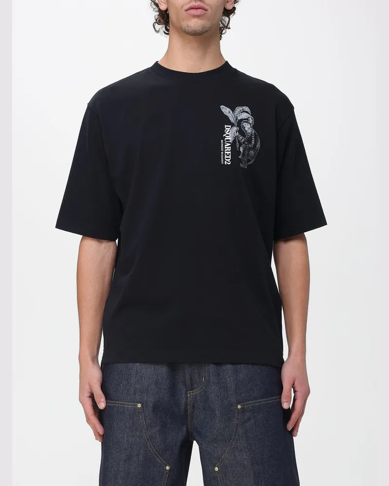 Dsquared2 T-shirt herren Schwarz