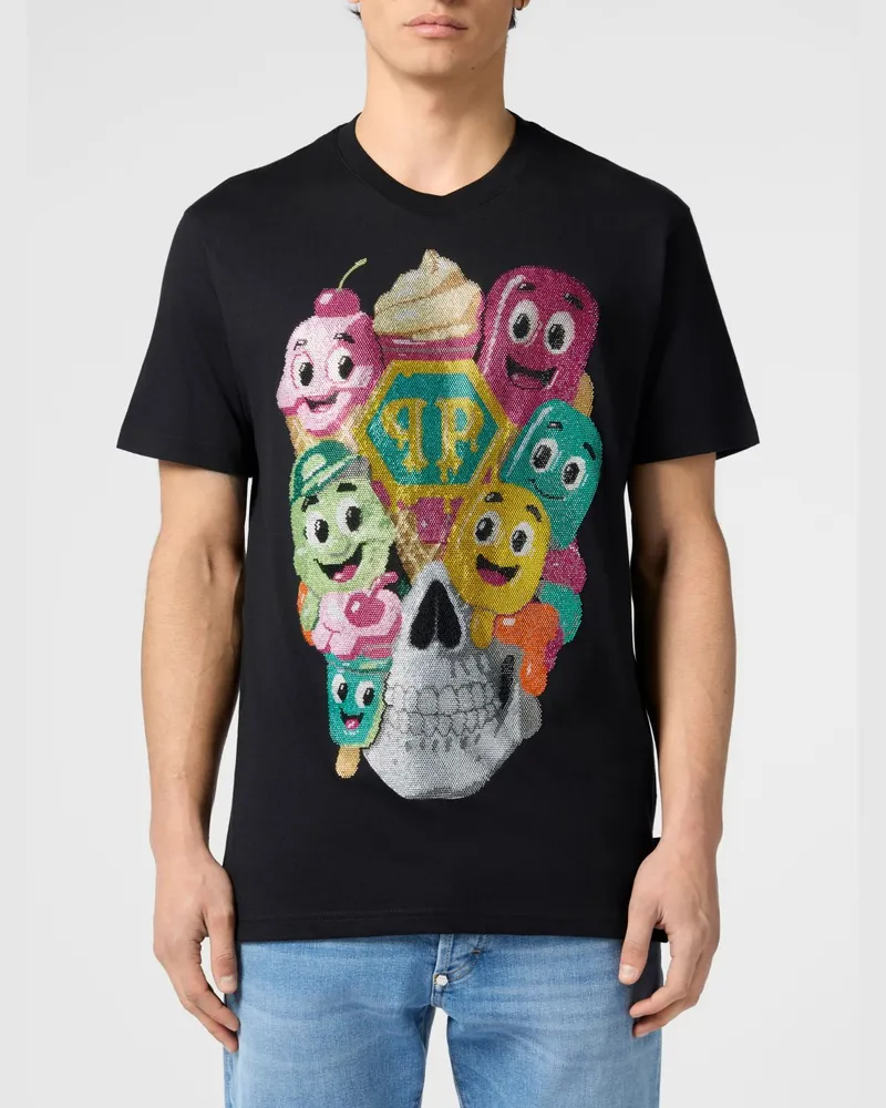Philipp Plein T-shirt herren Schwarz