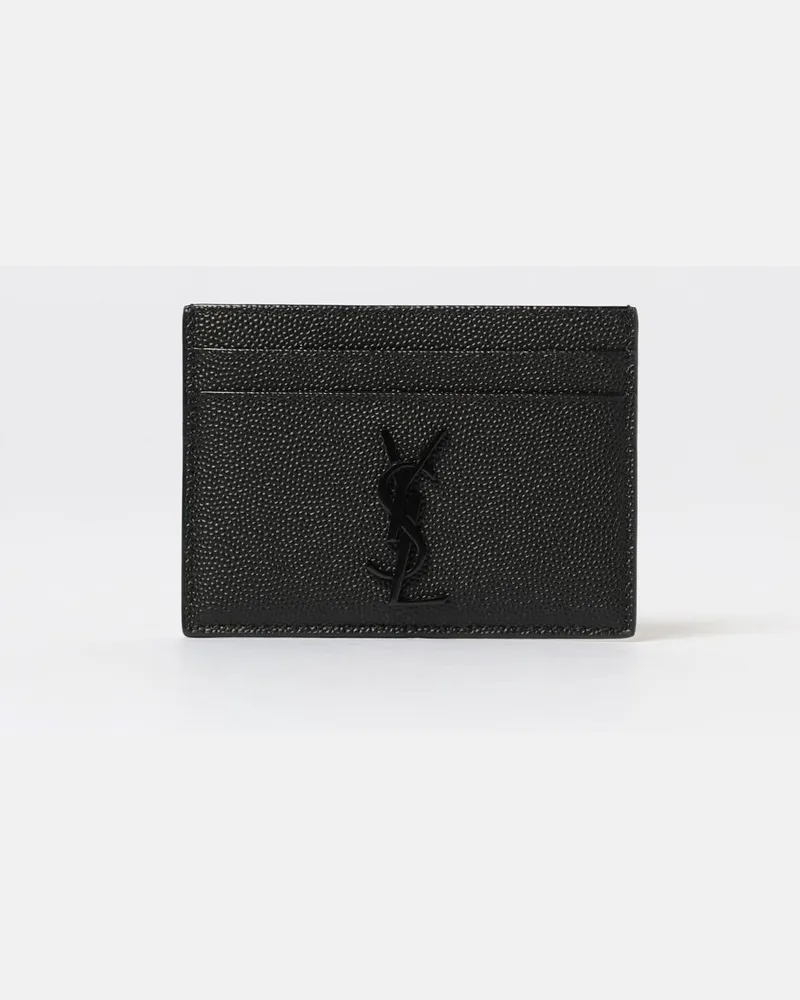 Saint Laurent Portmonnaie herren Schwarz