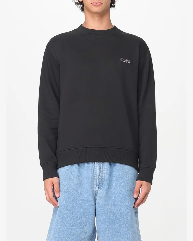 HUGO BOSS Sweatshirt herren Schwarz