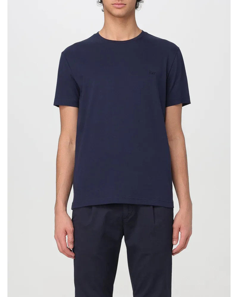 Fay T-shirt Blau