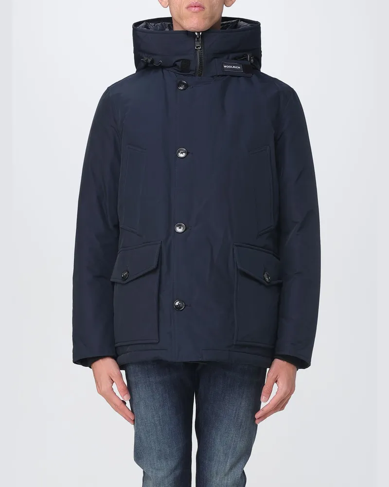 Woolrich Mantel herren Blau