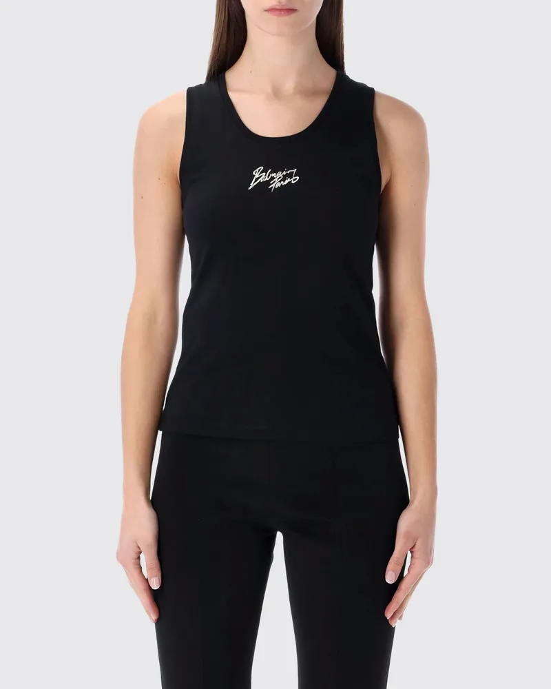 Balmain Top damen Schwarz