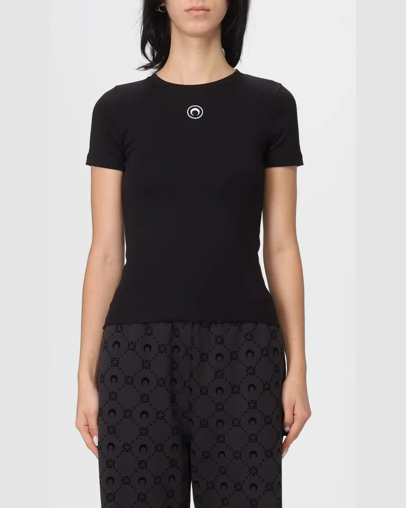 Marine Serre T-shirt damen Schwarz