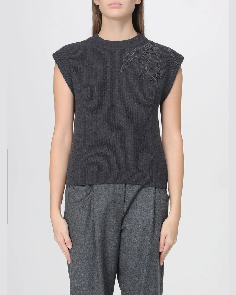 Brunello Cucinelli Top damen Schwarz