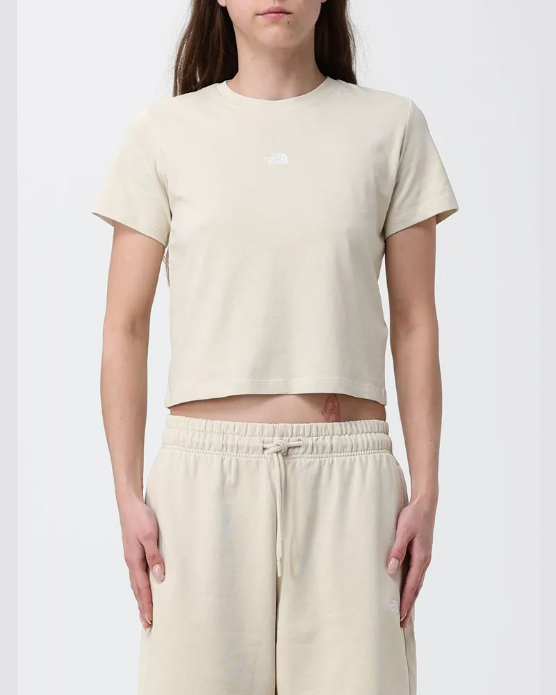 The North Face Essential Regular Cutie Baumwoll-T-Shirt Gelb