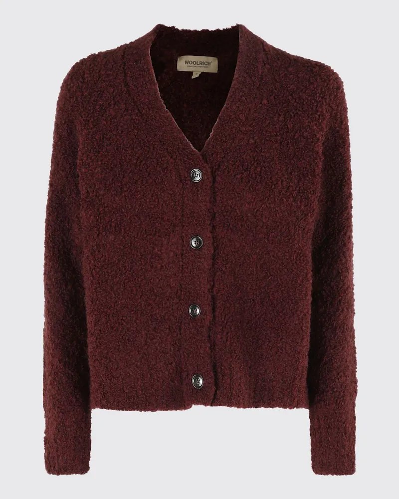 Woolrich Pullover damen Weinrot
