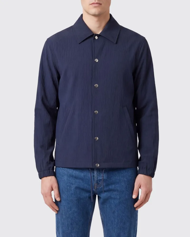 Paolo Pecora Milano Jacke herren Blau