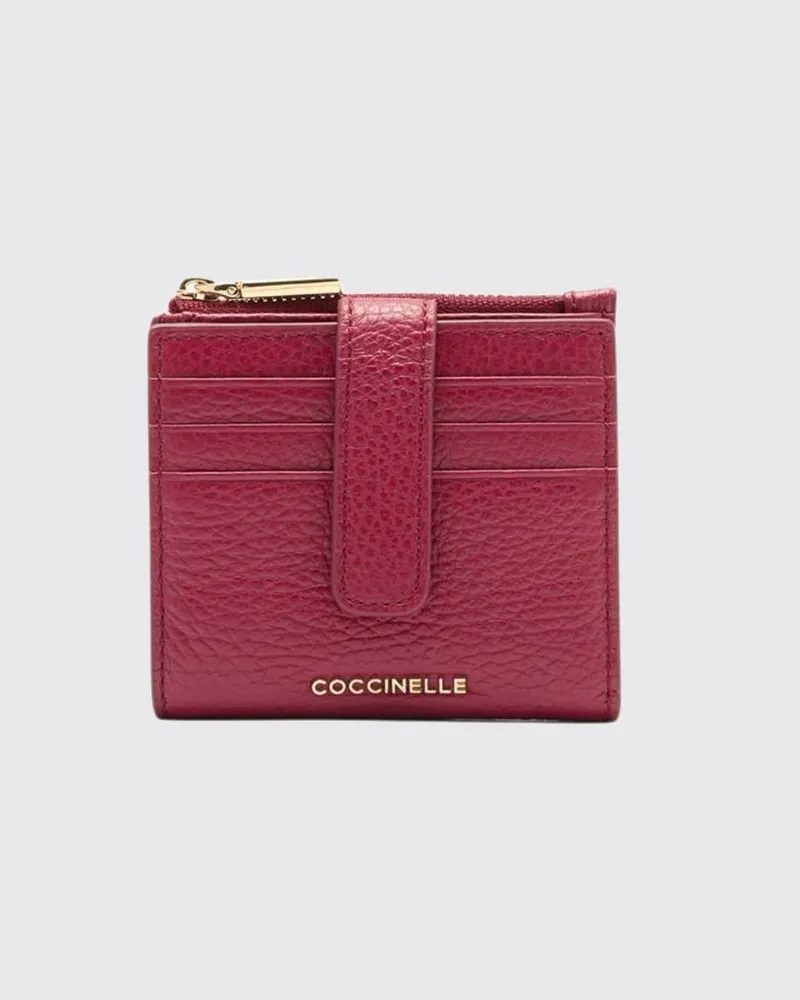 Coccinelle Geldbörse damen Burgunderrot