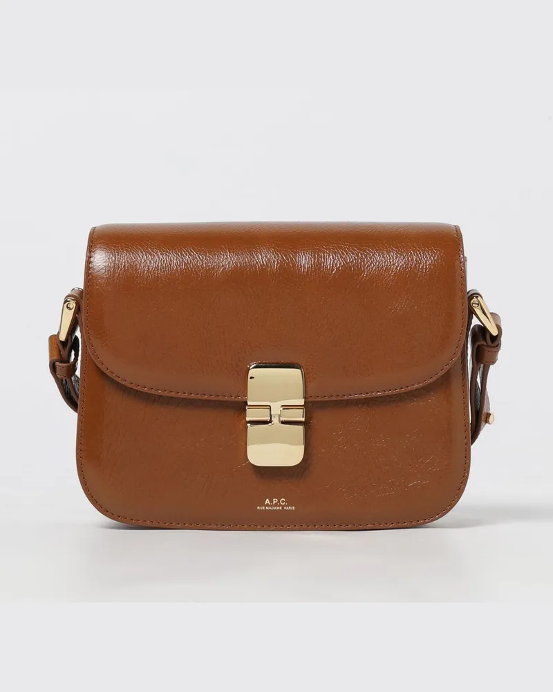 A.P.C. Handtasche damen Kaffee