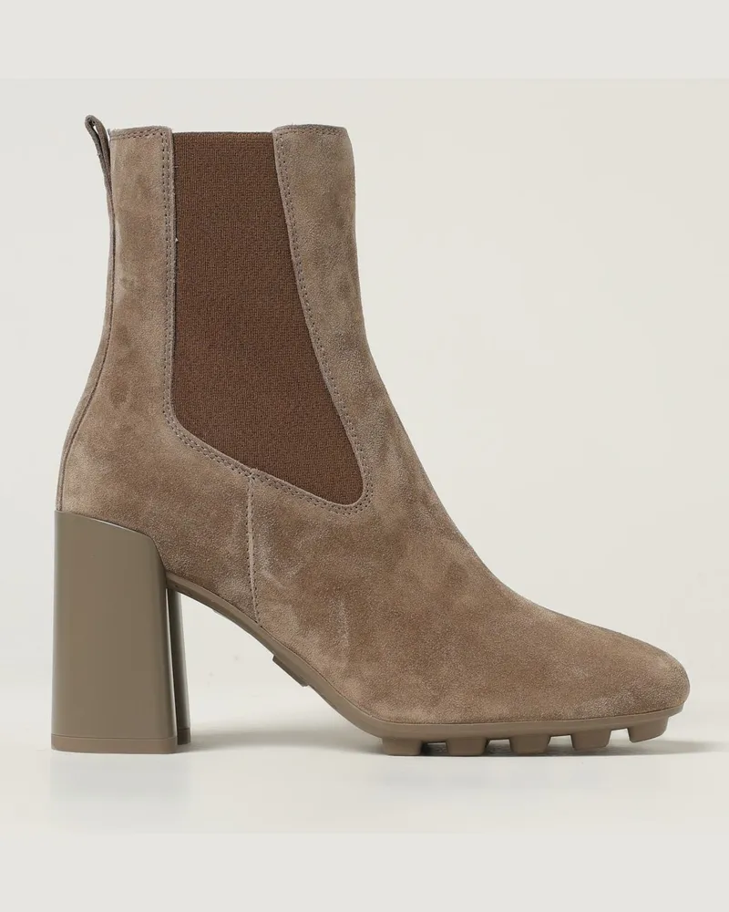 Hogan Flache stiefeletten damen Braun