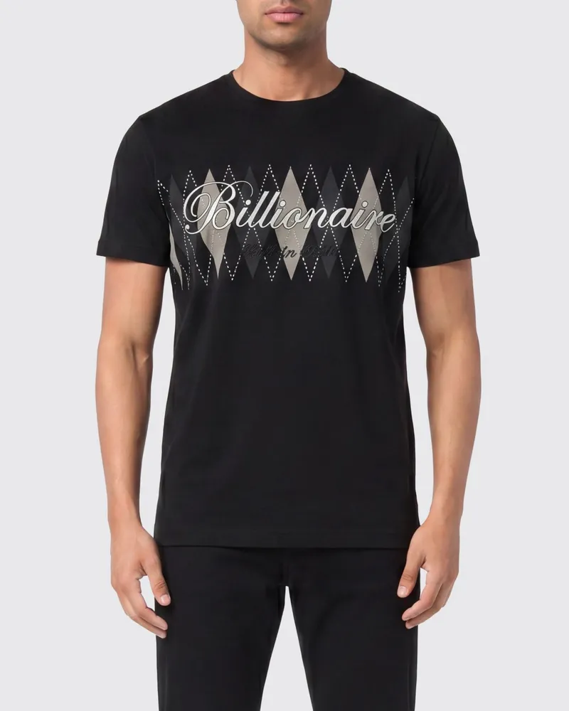 Billionaire T-shirt herren Schwarz